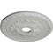 Ekena Millwork Palmetto Ceiling Medallion (Fits Canopies up to 5"), 20 7/8"OD x 3 5/8"ID x 1 5/8"P, Frost CM20PMFRF - alternate 3
